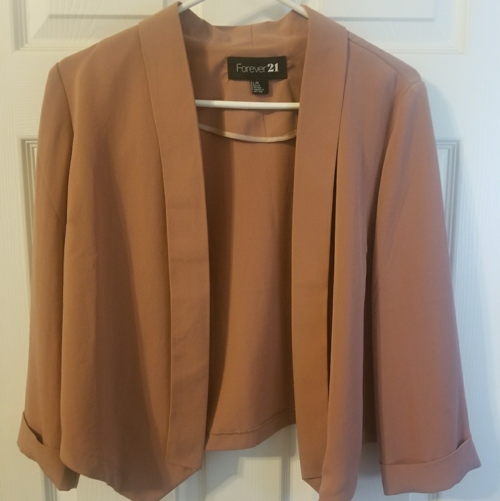 Mauve colored blazer